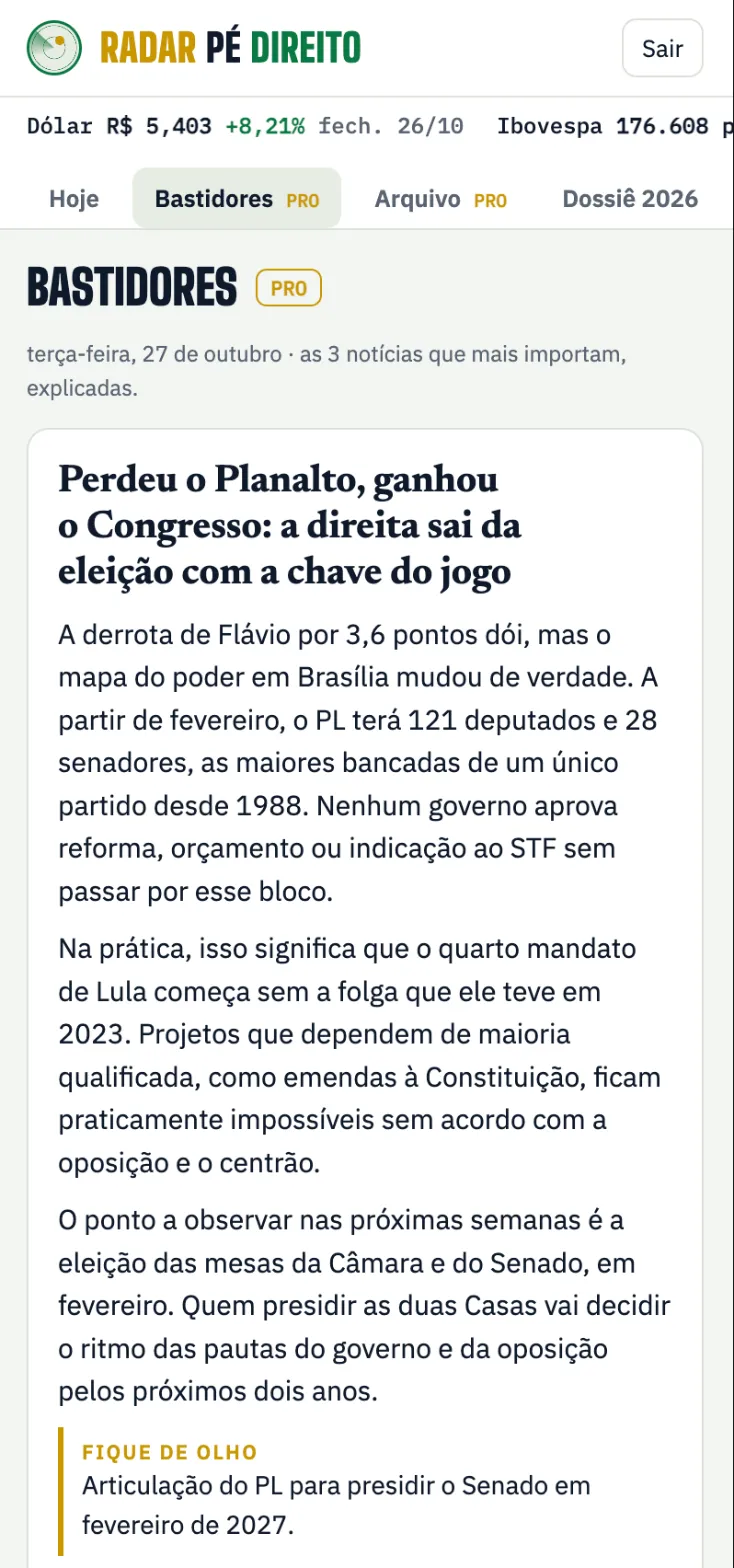 Bastidores PRO